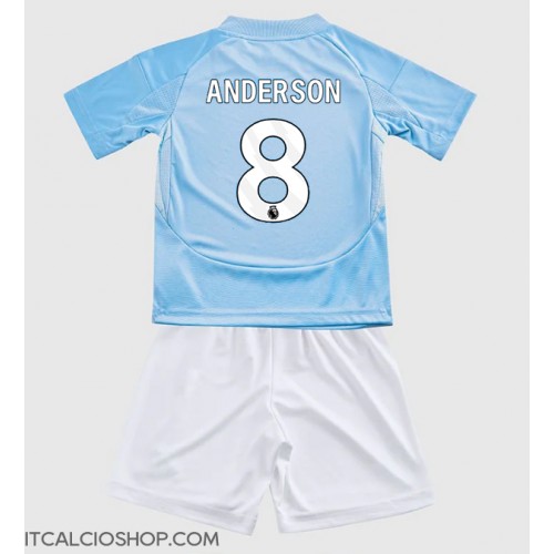 Nottingham Forest Elliot Anderson #8 Terza Maglia Bambino 2024-25 Manica Corta (+ Pantaloni corti)